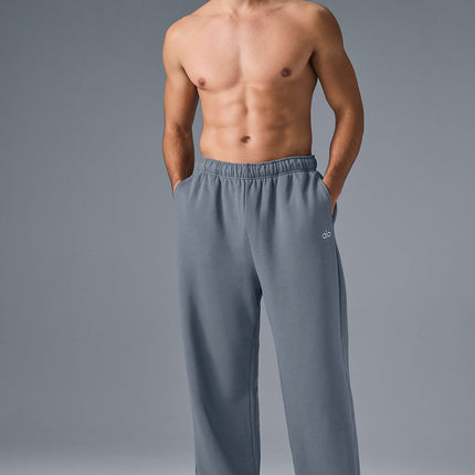alo Men's Accolade Straight Leg Sweatpant - Steel Grey