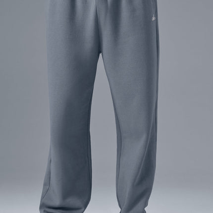 alo Men's Accolade Straight Leg Sweatpant - Steel Grey