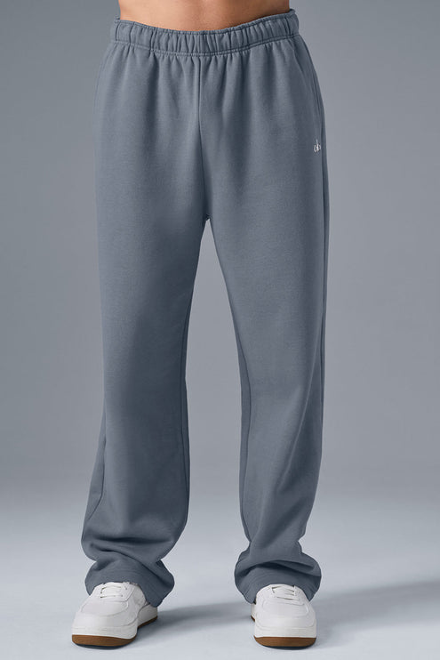 alo Men's Accolade Straight Leg Sweatpant - Steel Grey