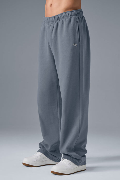 alo Men's Accolade Straight Leg Sweatpant - Steel Grey