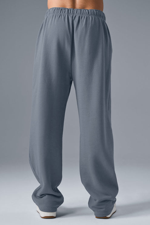 alo Men's Accolade Straight Leg Sweatpant - Steel Grey