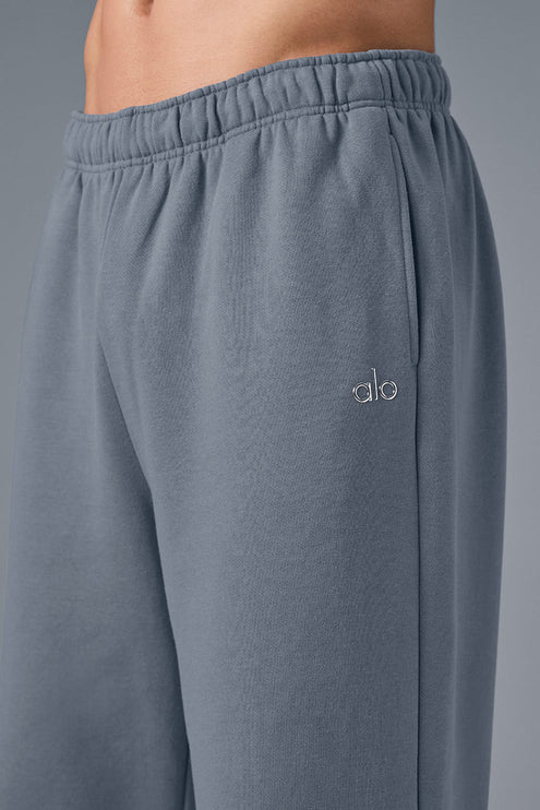 alo Men's Accolade Straight Leg Sweatpant - Steel Grey