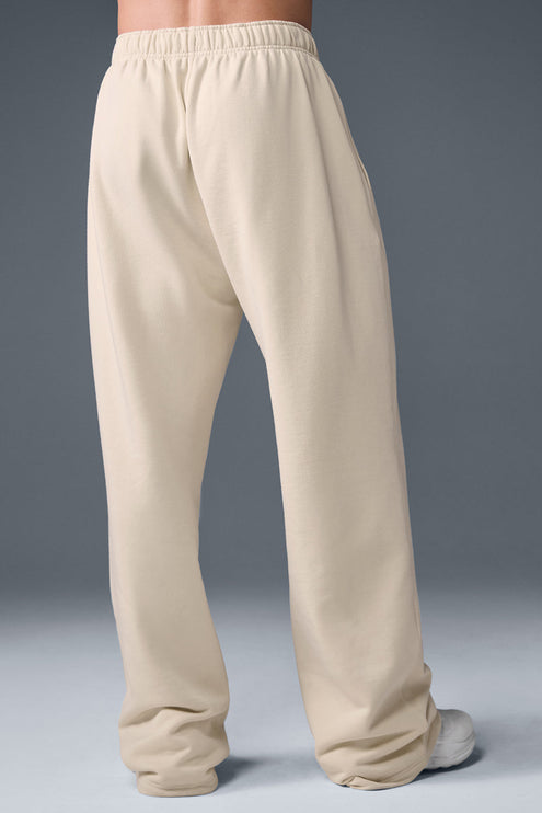 alo Men's Accolade Straight Leg Sweatpant - Oat Milk