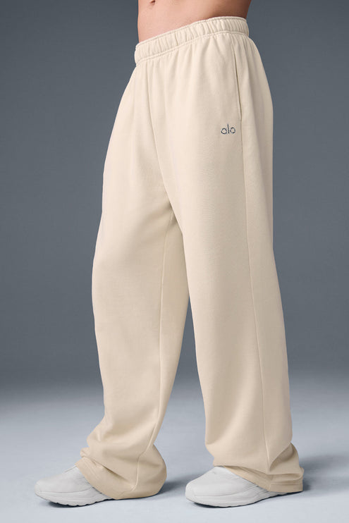alo Men's Accolade Straight Leg Sweatpant - Oat Milk