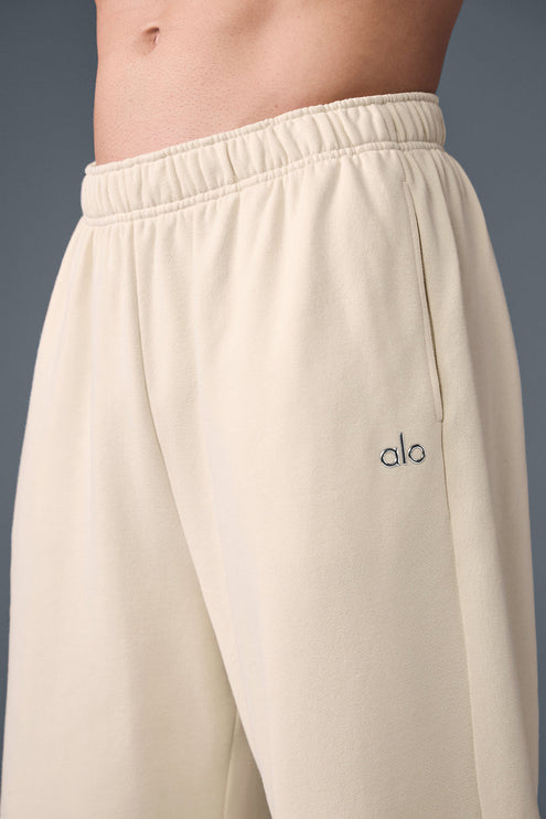 alo Men's Accolade Straight Leg Sweatpant - Oat Milk