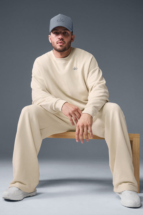 alo Men's Accolade Straight Leg Sweatpant - Oat Milk