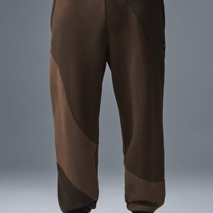 alo Men's Make Waves Sweatpant - Espresso Tonal