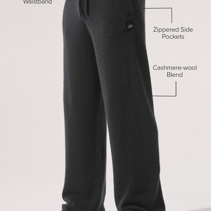 alo Men's New Class Cashmere Sweatpant - Black