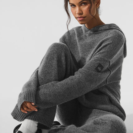 alo Women's New Class Cashmere Sweatpant - Platinum Grey