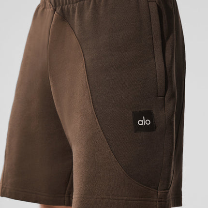 alo Men's 7" Make Waves Short - Espresso Tonal