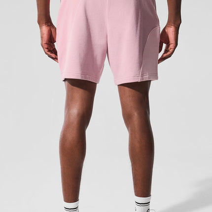 alo Men's 7" Make Waves Short - Sunset Pink Tonal