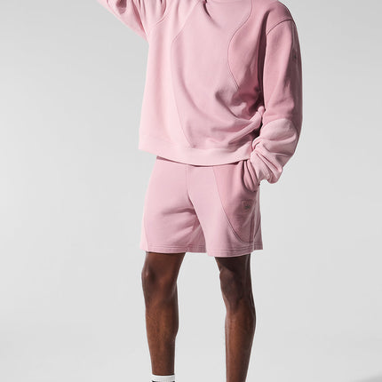 alo Men's 7" Make Waves Short - Sunset Pink Tonal