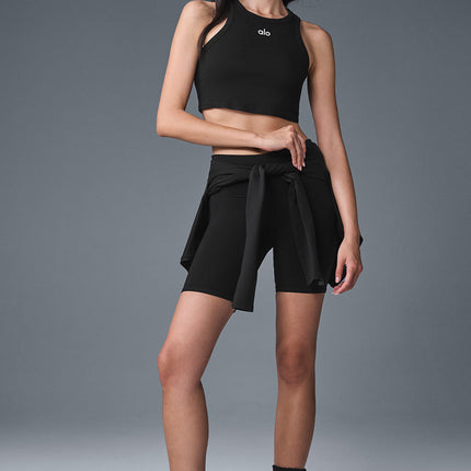 alo Women's Aspire Tank - Black/White