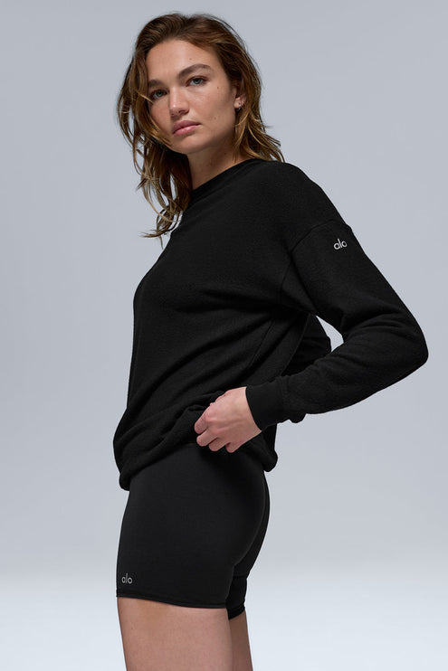 alo Women's Soho Pullover - Black