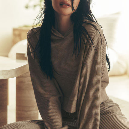 alo Women's Muse Hoodie - Gravel Heather