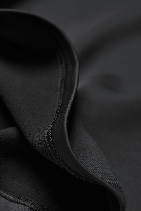 alo Women's Airlift Winter Warm Hooded Runner - Black