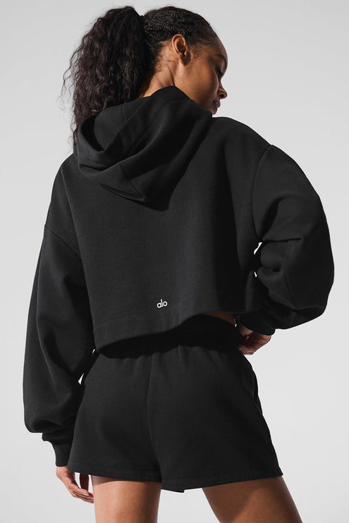 alo Women's Bae Hoodie - Black