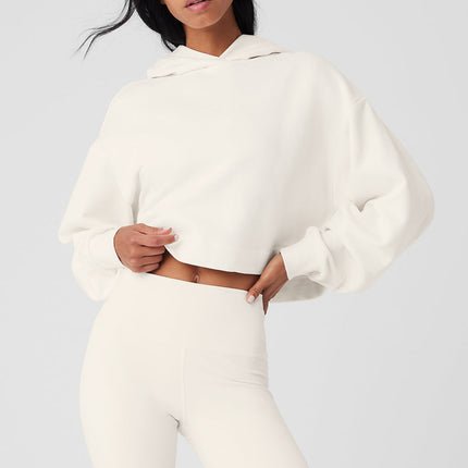 alo Women's Bae Hoodie - Ivory