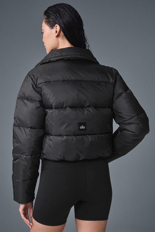 alo Women's Gold Rush Puffer - Black