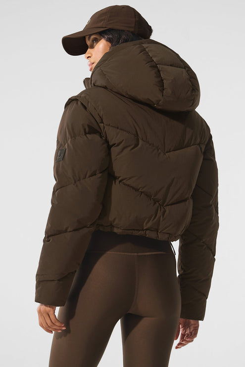 alo Women's Glacier Puffer Espresso