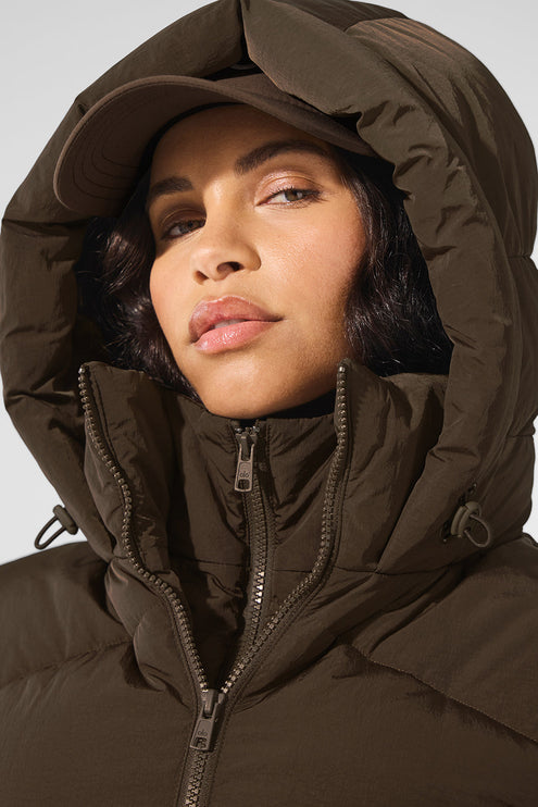 alo Women's Glacier Puffer Espresso