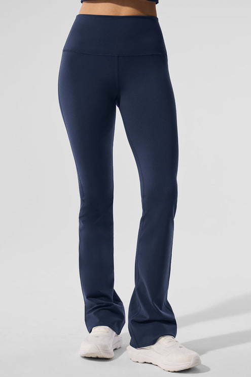 alo Women's Airbrush High-Waist Bootcut Legging - Navy