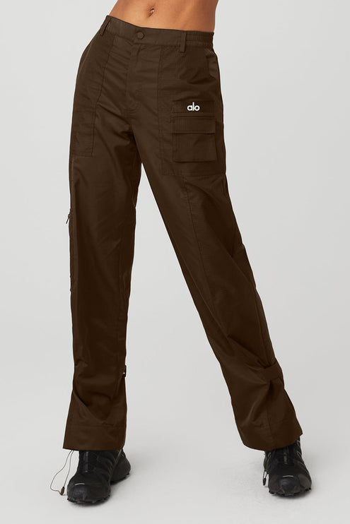 alo Women's Blaze Trouser Pant - Espresso
