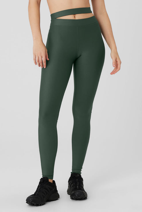 alo Women's Airlift High-Waist All Access Legging - Dark Cactus