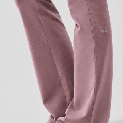 alo Women's Sway Bootcut Sweatpant - Smoky Quartz