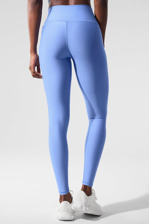 alo Women's 7/8 High-Waist Airlift Legging - Crystal Clear Blue
