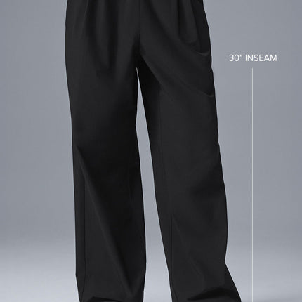 alo Women's Suit Up Trouser (Regular) Black - Hemen Kargoda