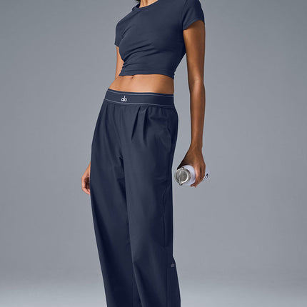 alo Women's Suit Up Trouser (Regular) - Navy