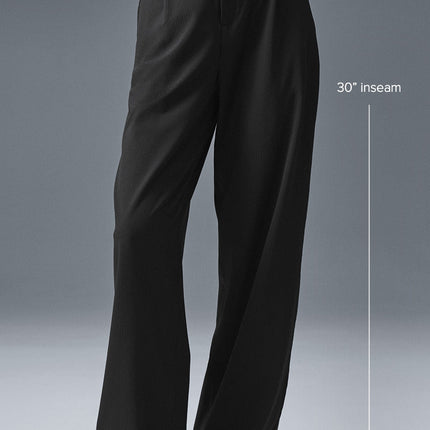 alo Women's High-Waist Dreamscape Trouser (Regular) - Black