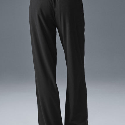alo Women's High-Waist Dreamscape Trouser (Regular) - Black