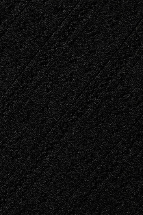 alo Women's Pointelle Sweater High-Waist Be Mine Legging - Black