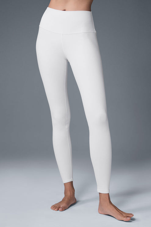 alo Women's High-Waist Airbrush Legging - White