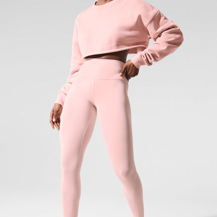 alo Women's High-Waist Airbrush Legging - Pink Quartz