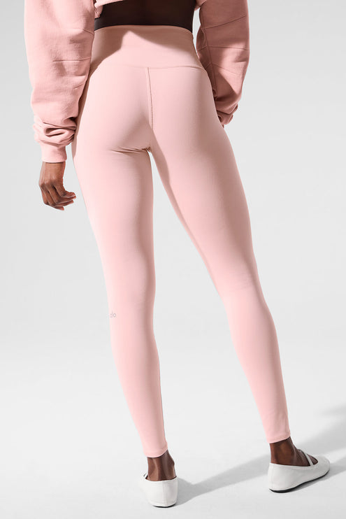 alo Women's High-Waist Airbrush Legging - Pink Quartz