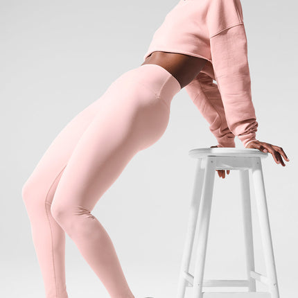 alo Women's High-Waist Airbrush Legging - Pink Quartz