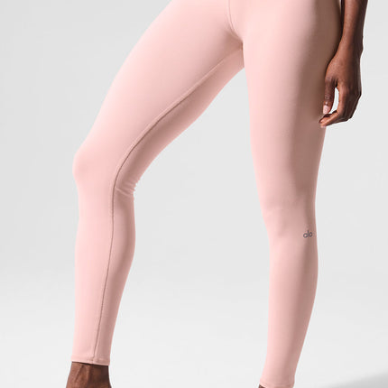 alo Women's 7/8 High-Waist Airbrush Legging - Pink Quartz