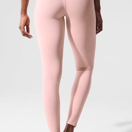 alo Women's 7/8 High-Waist Airbrush Legging - Pink Quartz