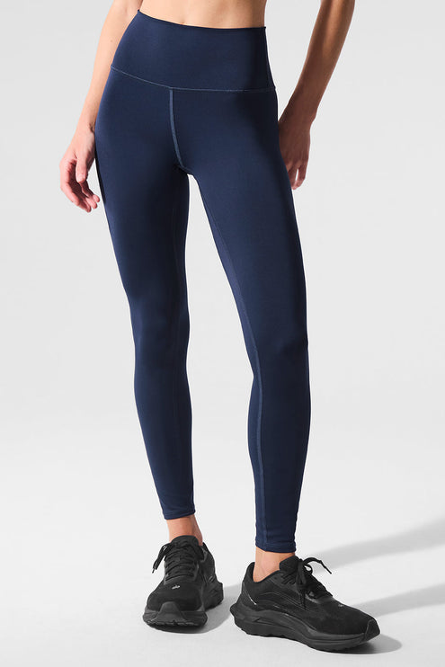 alo Women's 7/8 High-Waist Airlift Legging - Navy