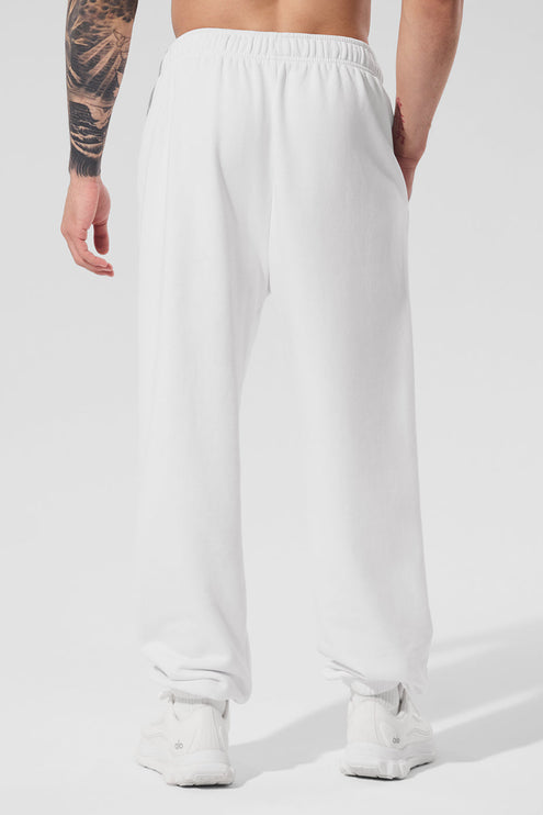 alo Men's Accolade Sweatpant - White