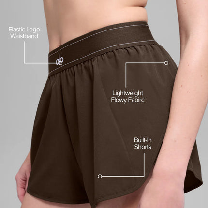 alo Women's Match Point Short Espresso