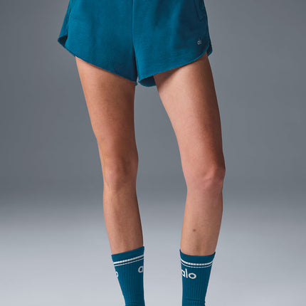alo Women's In The Air Dolphin Short - Eclipse Blue