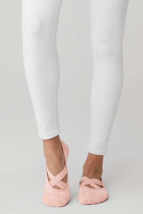 alo Women's Women's Pivot Barre Sock - Pale Mauve