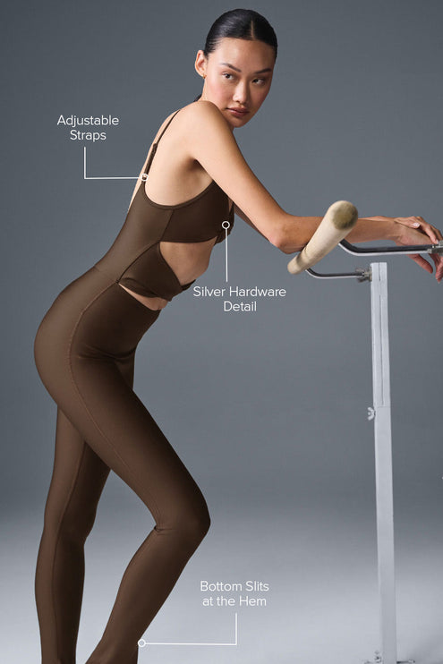 alo Women's Airlift A-List Onesie - Espresso