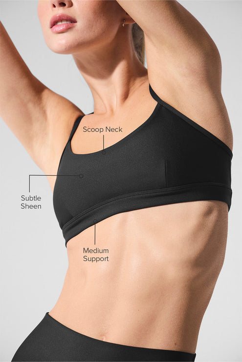 alo Women's Airlift Intrigue Bra - Black