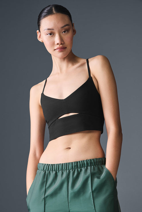 alo Women's Alosoft Highlight Bra - Black