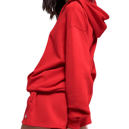 alo Women's Accolade Hoodie Bright Red